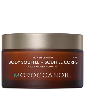 Moroccanoil Body Soufflé fragrance originale: Die Verbindung von Luxus und Pflege in einer leichten Textur. Spüren Sie die intensiv feuchtigkeitsspendende Wirkung von Arganöl und die betörende Duftnote. Ein täglicher Moment der Hautverwöhnung für ein seid